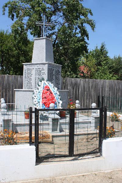 Monumentul eroilor Moara Domnească - amplasat în fața Bisericii